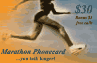 Marathon Phonecard $30 - International Calling Cards