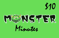 Monster Minutes $10 - International Calling Cards