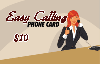 Easy Calling Phonecard $10 - International Calling Cards