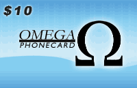 Omega Phone Card $10 - International Calling Cards